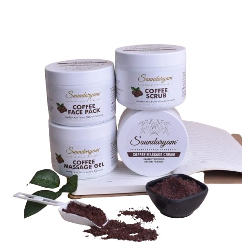 Soundrayam Coffee Facial Kit – 4-Step Facial Kit