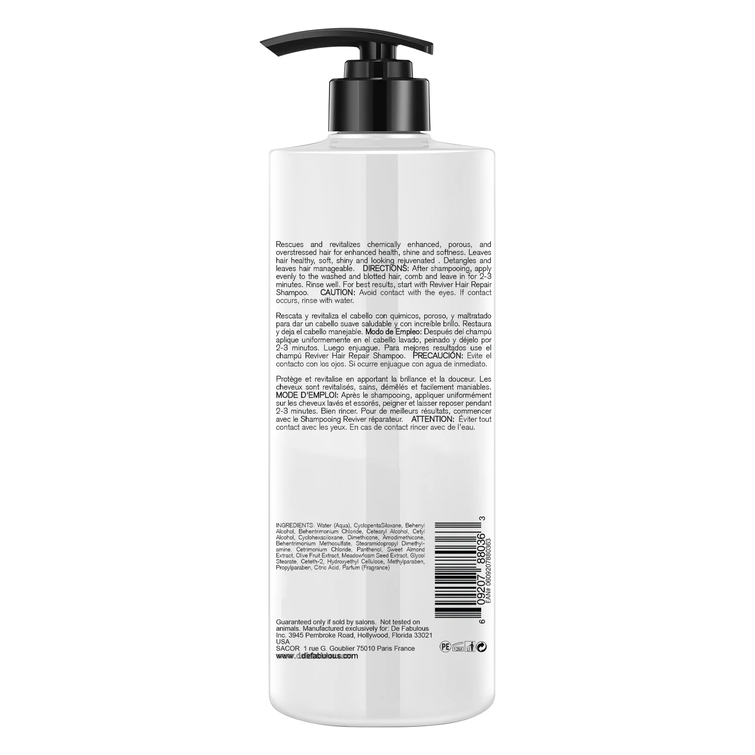 De Fabulous Reviver Conditioner 250ml - Image 2