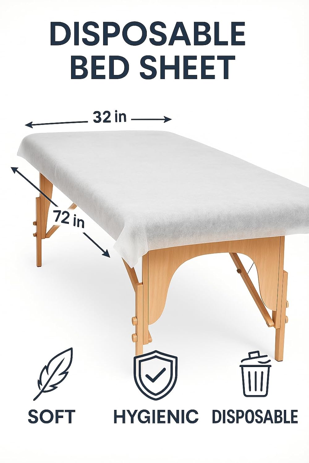 Disposable Bed Sheets (Pack of 20)