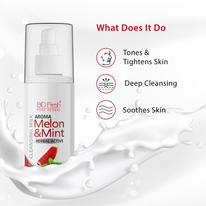BIOFRESH HERBALS Melon & Mist Cleansing Milk - 100ml - Image 5
