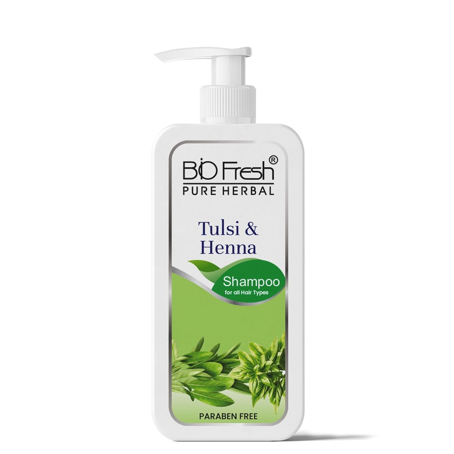BIOFRESH Pure Herbal Tulsi & Henna Shampoo - 500ml