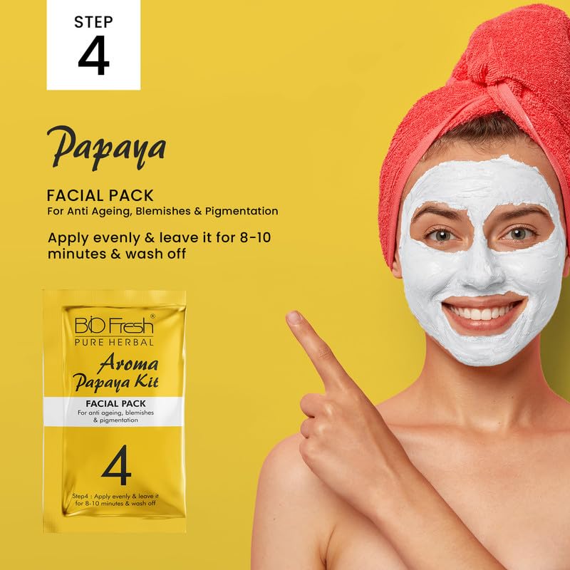 BIOFRESH HERBALS Papaya Facial Kit 285g - Image 4