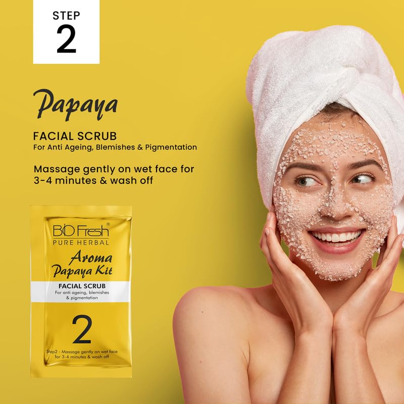 BIOFRESH HERBALS Papaya Facial Kit 285g - Image 6