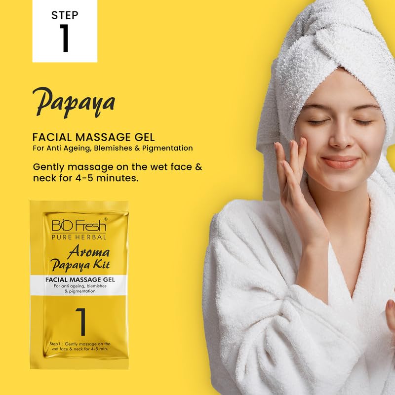 BIOFRESH HERBALS Papaya Facial Kit 285g - Image 7