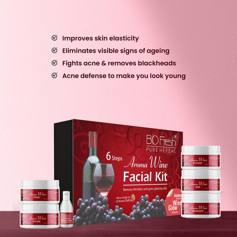 BIOFRESH HERBALS Wine Facial Kit 285g - Image 6