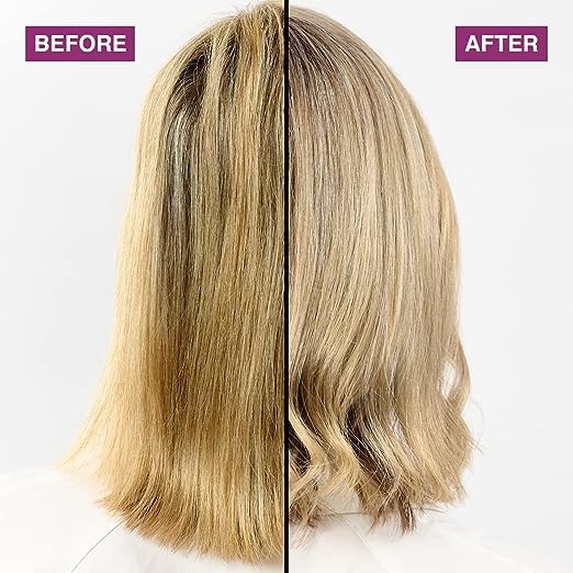 Wondersoft Professional BYE BYE Yellow Neutralising Wash & Anti-Yellow Sulfate Free Purple Shampoo | 300 Ml - Image 3