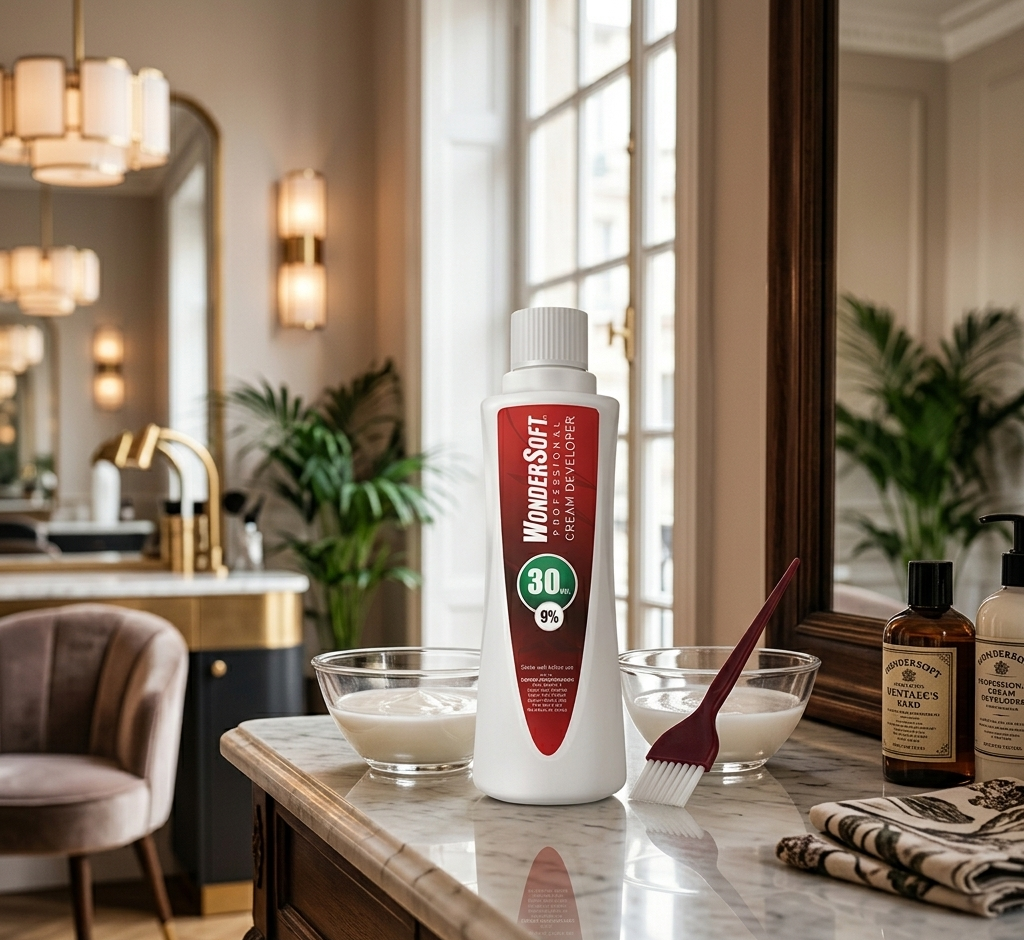 Wondersoft Professional Hair Color Cream Developer, 30 Vol 9%, 1000ml