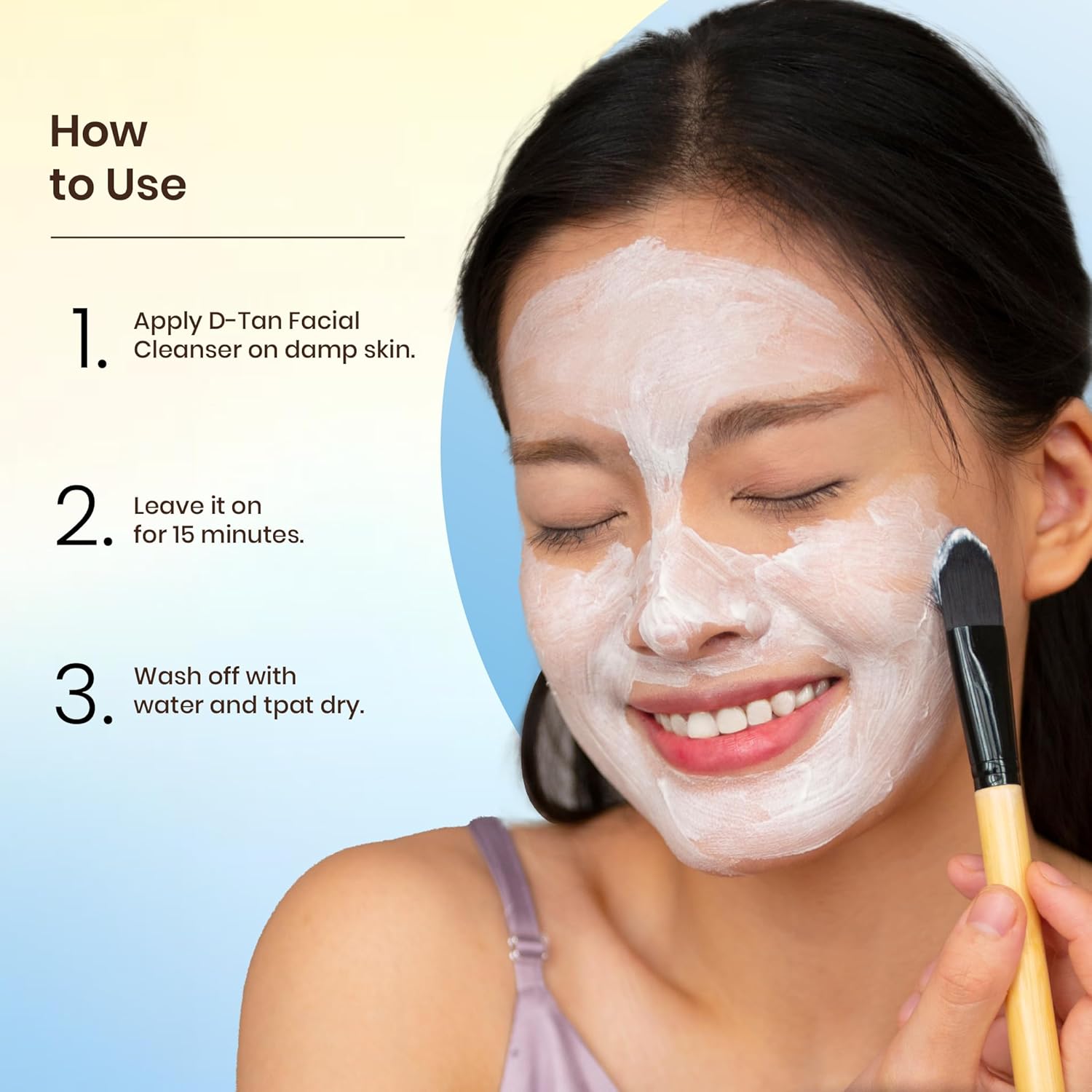 Ozone D-Tan Facial Cleanser 500gm - Image 5