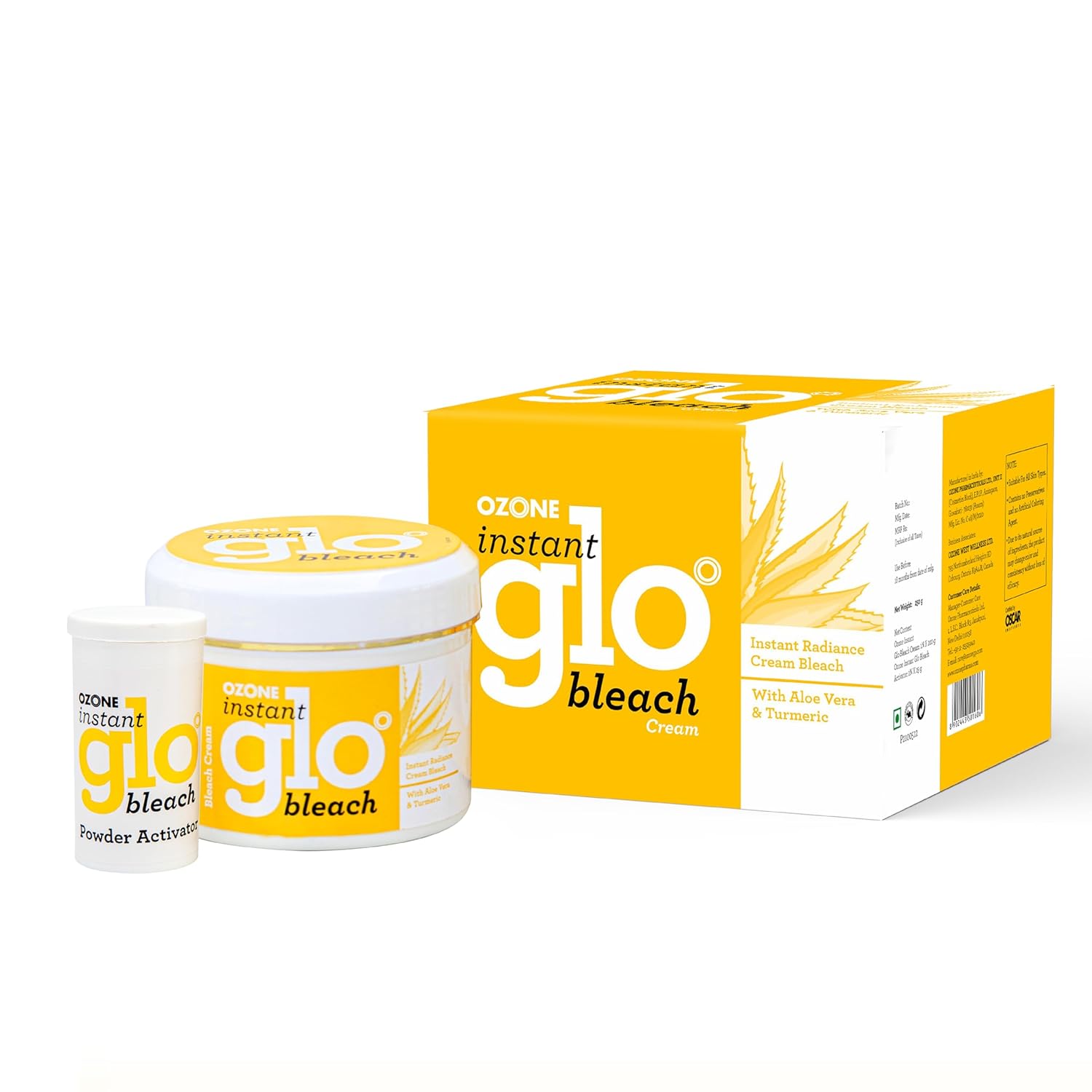 Ozone Instant Glo Bleach Cream 250g
