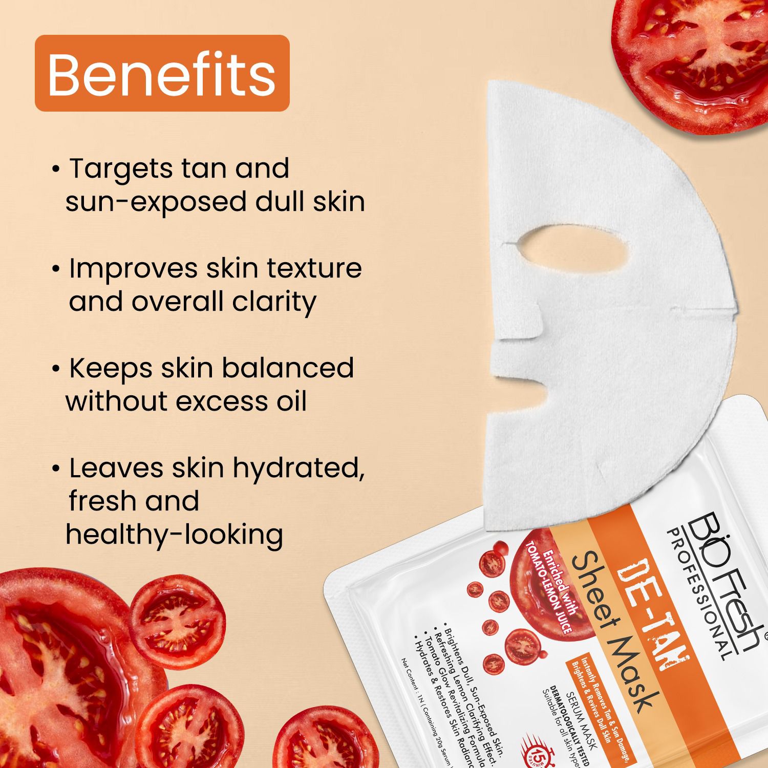 Biofresh Sheet Mask 15pcs pack - Image 4