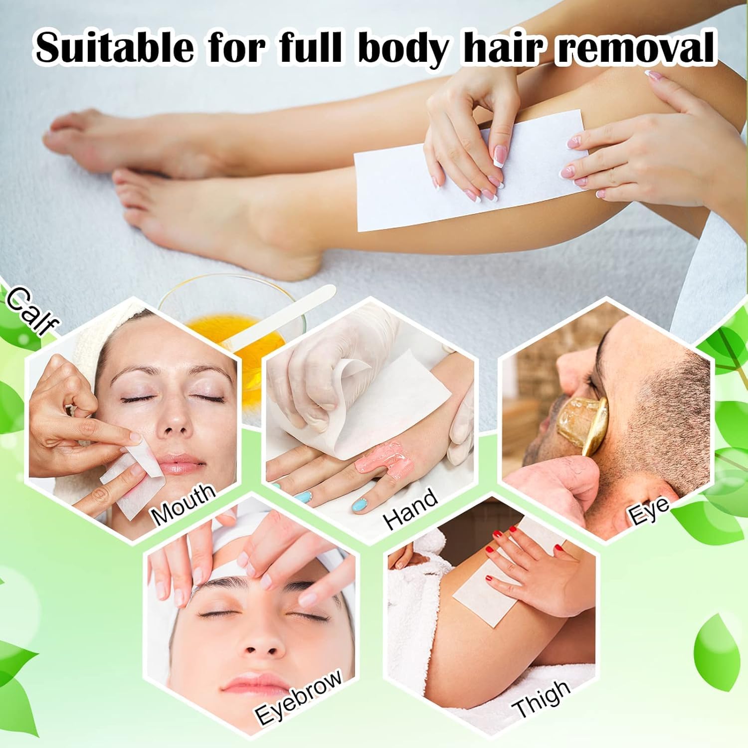 Professional Non Woven Premium Wax Strips (Pack of 50 pcs) - Image 2