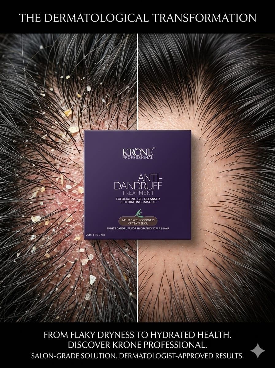 KRONE Professional Anti-Dandruff Treatment Kit - Image 4
