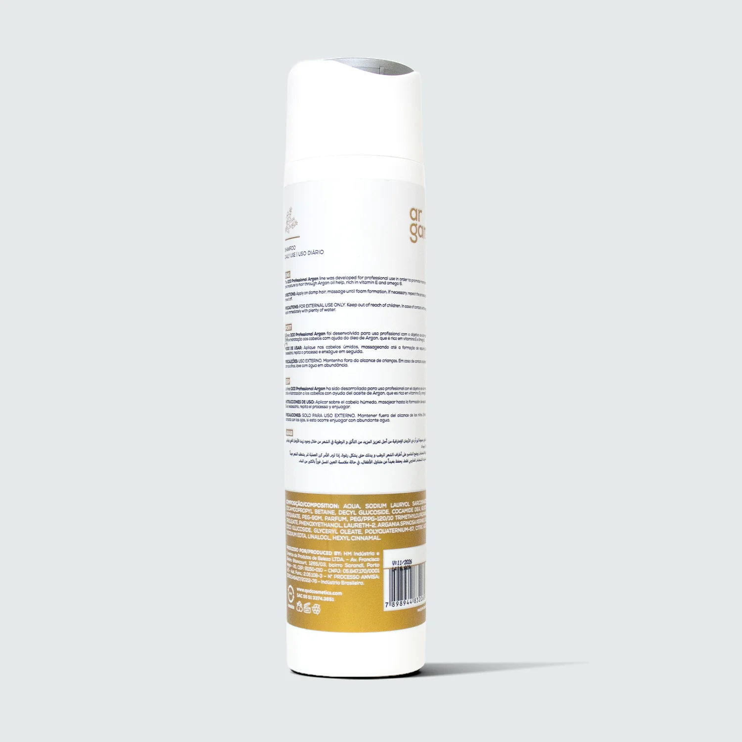 QOD Pro Argan Shampoo 300ml - Image 5