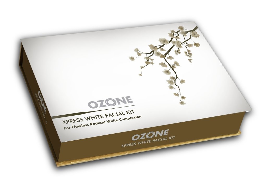 Ozone Xpress Facial Kit For Men & Women | Ideal For All Skin Types Glowing Skin, Bright & Radiant Complexion | Enriched With Almonds, Neem & Aloe Vera | Sulphates & Paraben Free