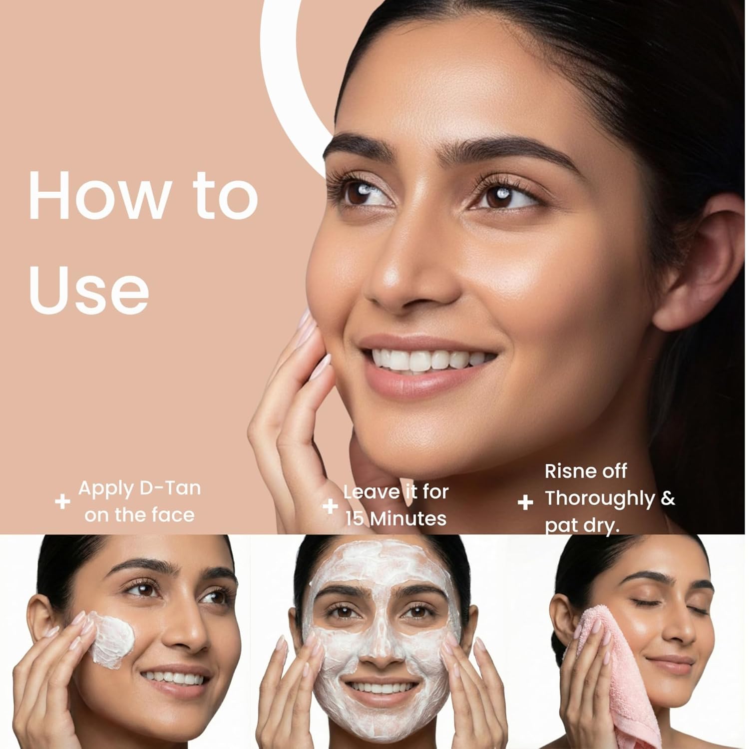 Neuron De-Tan Pack for Face & Body |Pouch | For Men & Women | 84g (7x12g) - Image 2