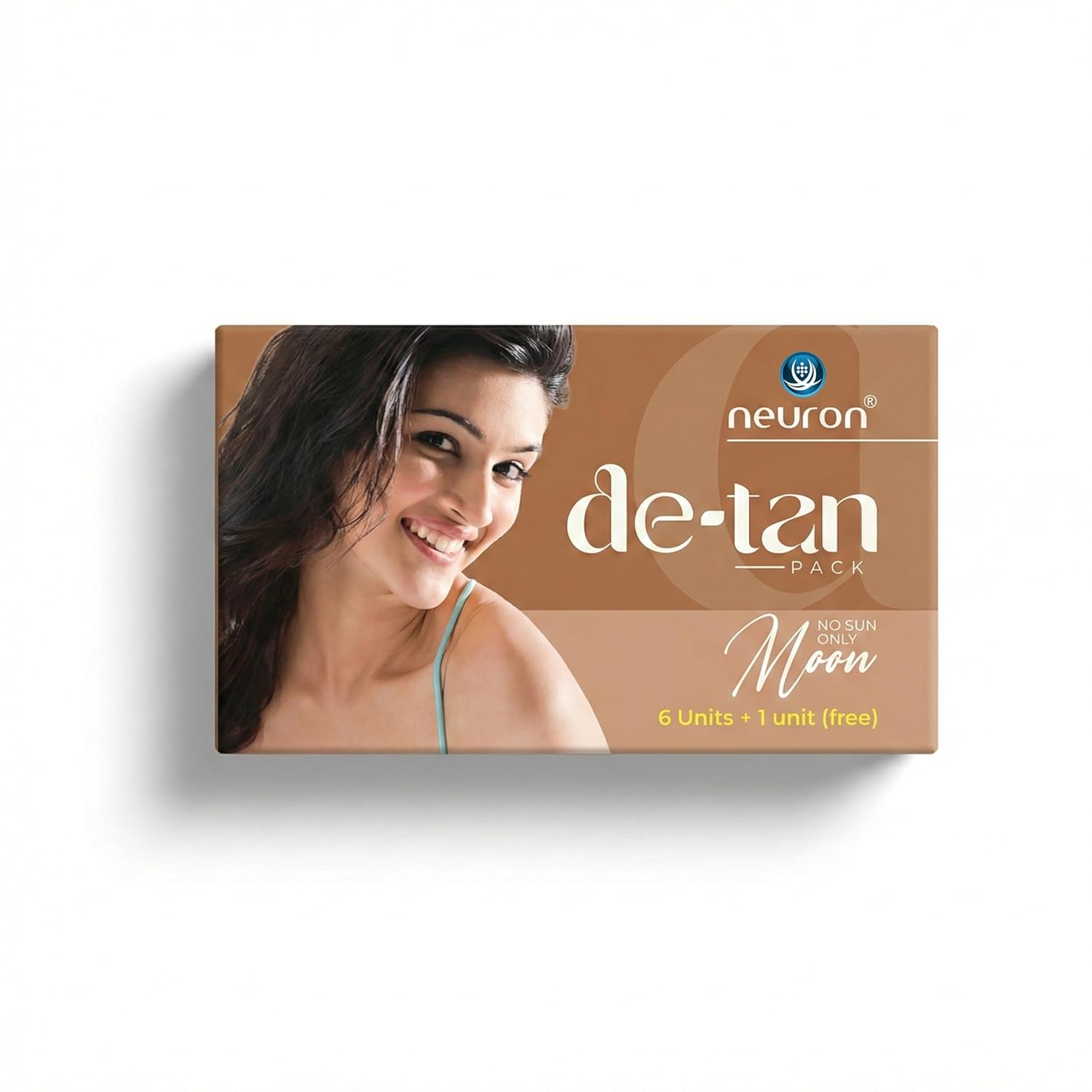 Neuron De-Tan Pack for Face & Body |Pouch | For Men & Women | 84g (7x12g)