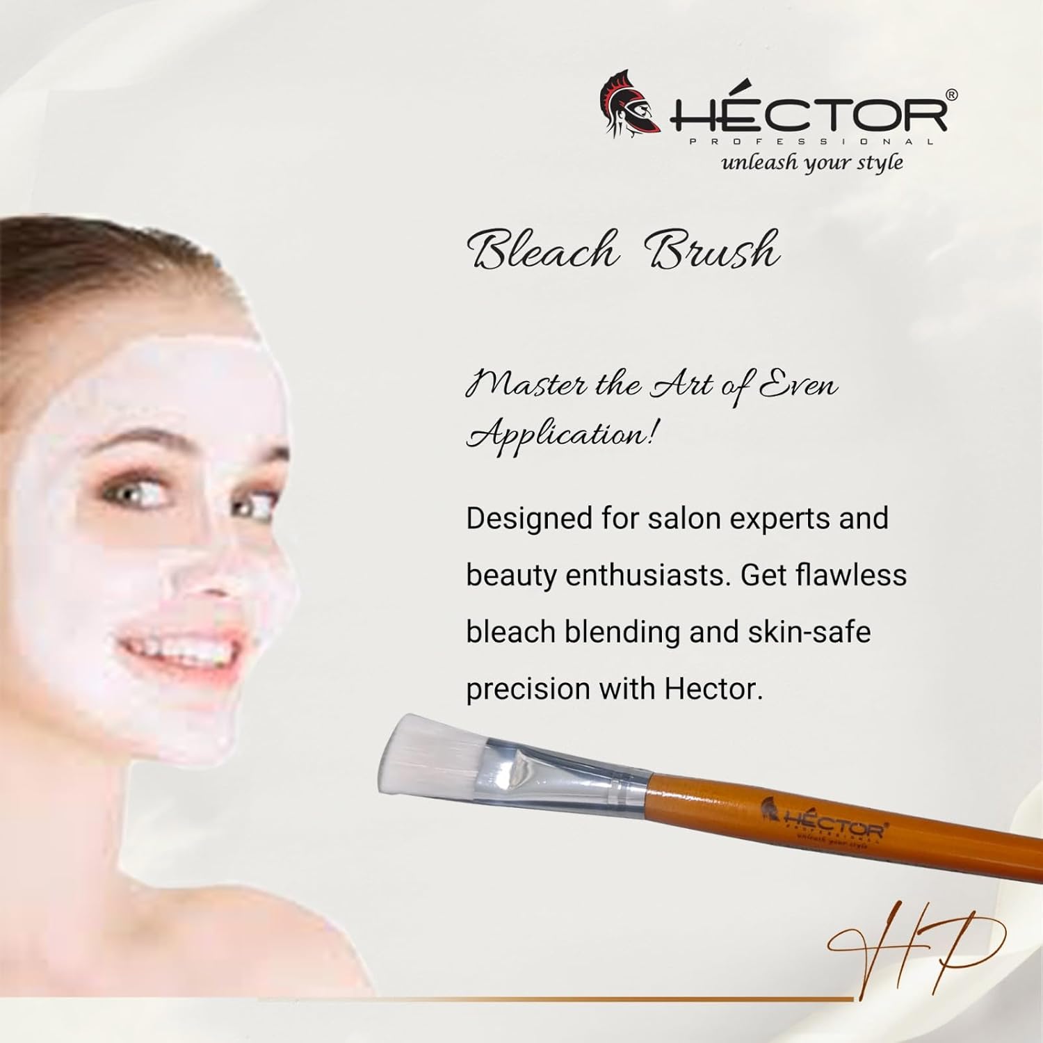 Hector Face Pack/Bleach Brush/Applicator - Image 3