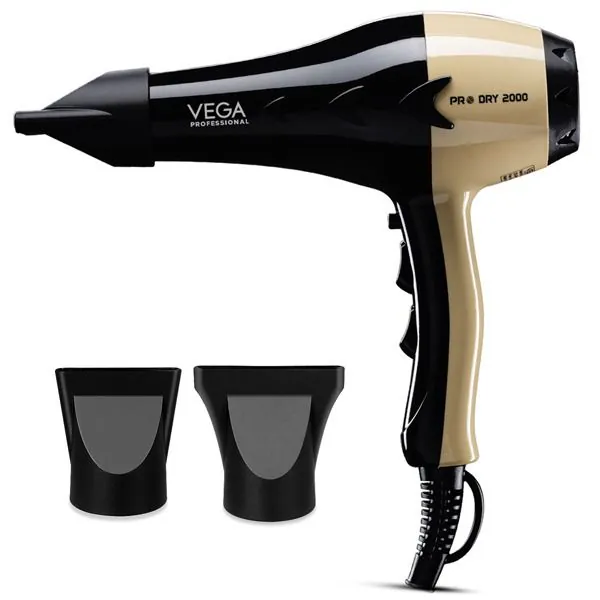 Pro Dry 2000W Hair Dryer - Gold - VPVHD-04
