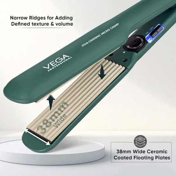 Pro Ceramic Micro Crimp Hair Crimper - VPPMS-11 - Image 3