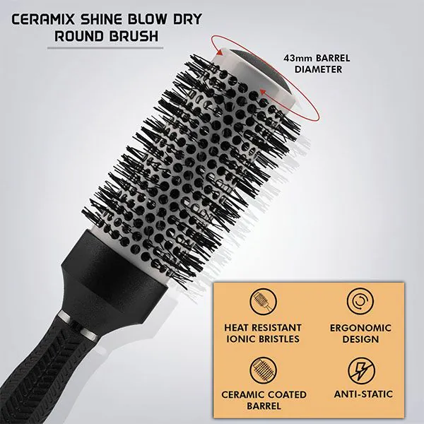 Ceramix Shine 43mm Thermal Brush - VPPHB-03 - Image 2