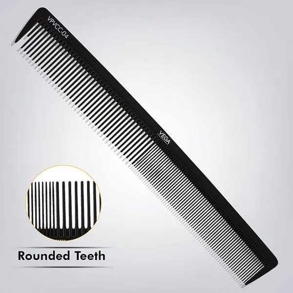 Carbon Cutting Comb -Black Line 7.25" - VPVCC-04 - Image 2