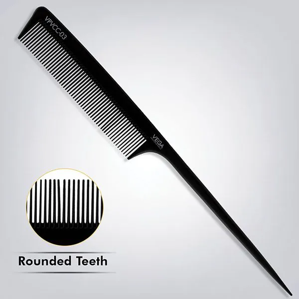 Carbon Tail Comb-Black Line - VPVCC-03