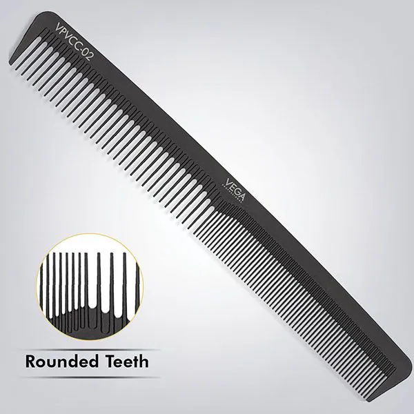 Carbon Cutting Comb-Black Line 6.75" - VPVCC-02 - Image 3