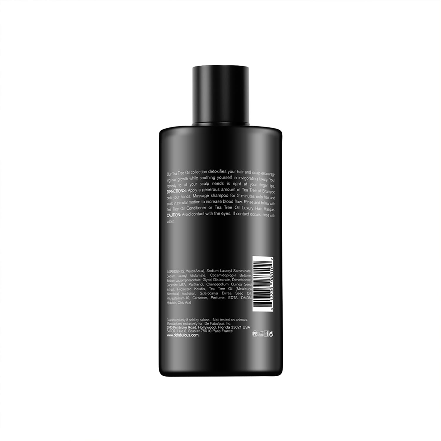 De Fabulous Tea Tree Oil Shampoo-250 ml |All hair types | Scalp Health | Sulphate Free - Image 3