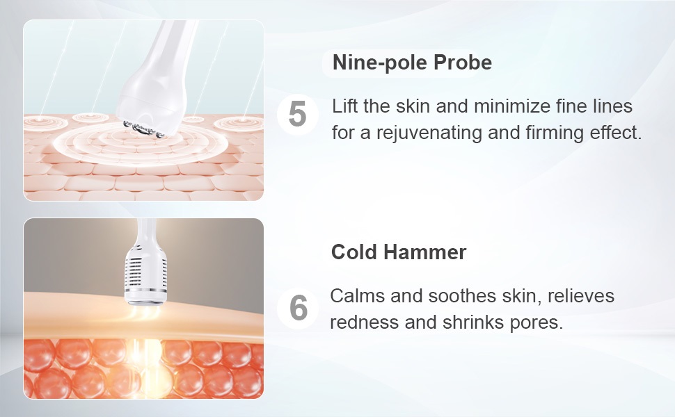 7 In 1 Hydra facial Machine (Double Motor) With Stand And Serum 3pcs (6 Months Warranty) - Image 2