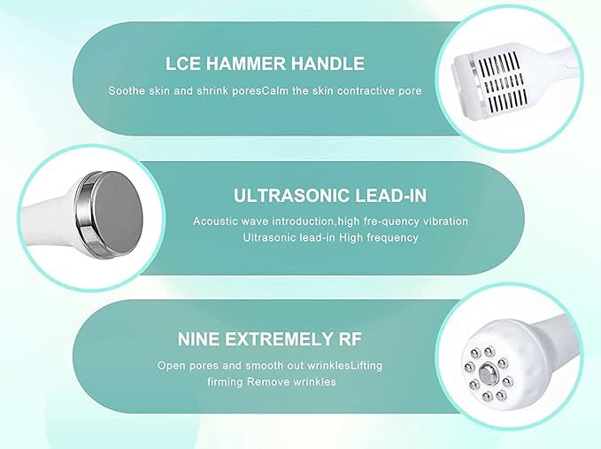 7 In 1 Hydra facial Machine (Double Motor) With Stand And Serum 3pcs (6 Months Warranty) - Image 9