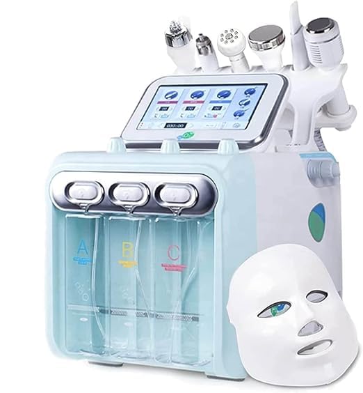7 In 1 Hydra facial Machine (Double Motor) With Stand And Serum 3pcs (6 Months Warranty)
