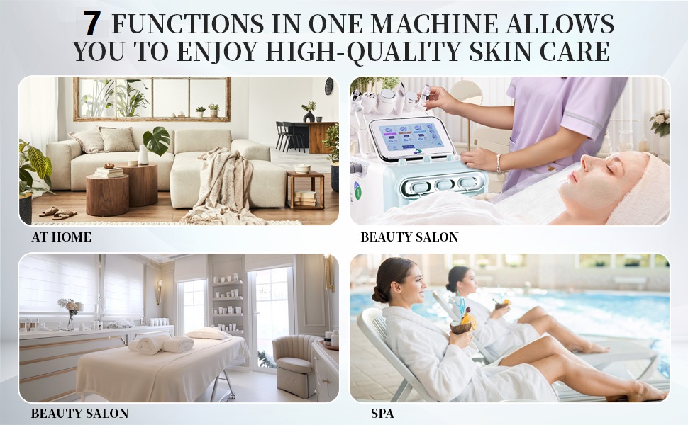 7 In 1 Hydra facial Machine (Double Motor) With Stand And Serum 3pcs (6 Months Warranty) - Image 16