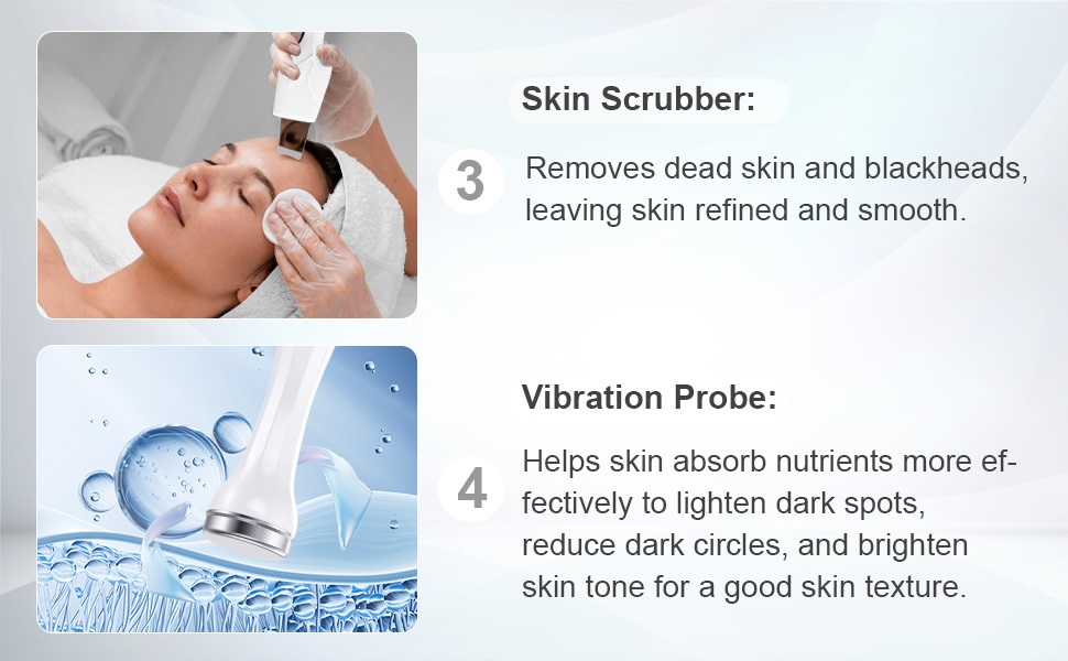 7 In 1 Hydra facial Machine (Double Motor) With Stand And Serum 3pcs (6 Months Warranty) - Image 17