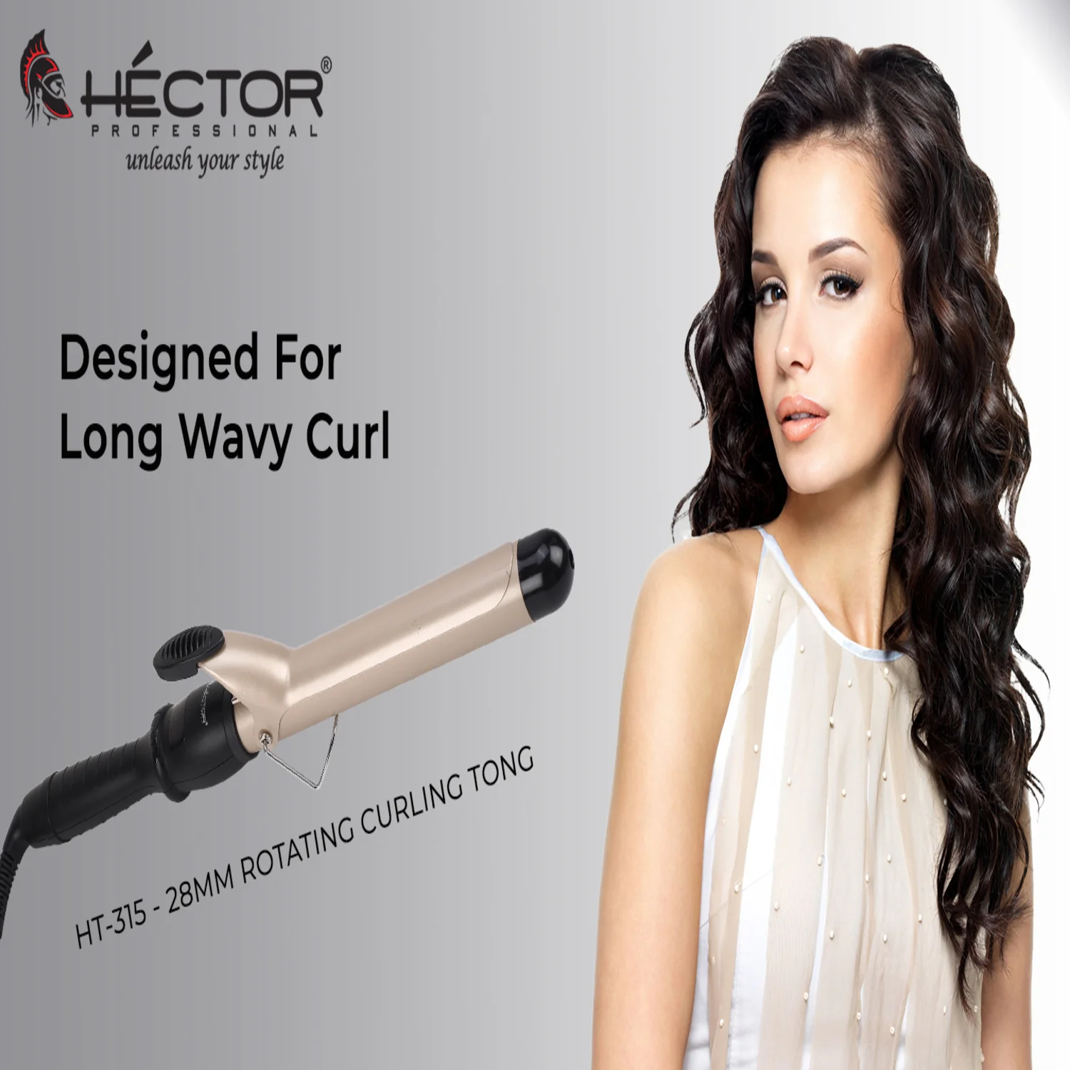 Hector Professional Rotating Curling Iron (Tong) 19 MM - Image 7