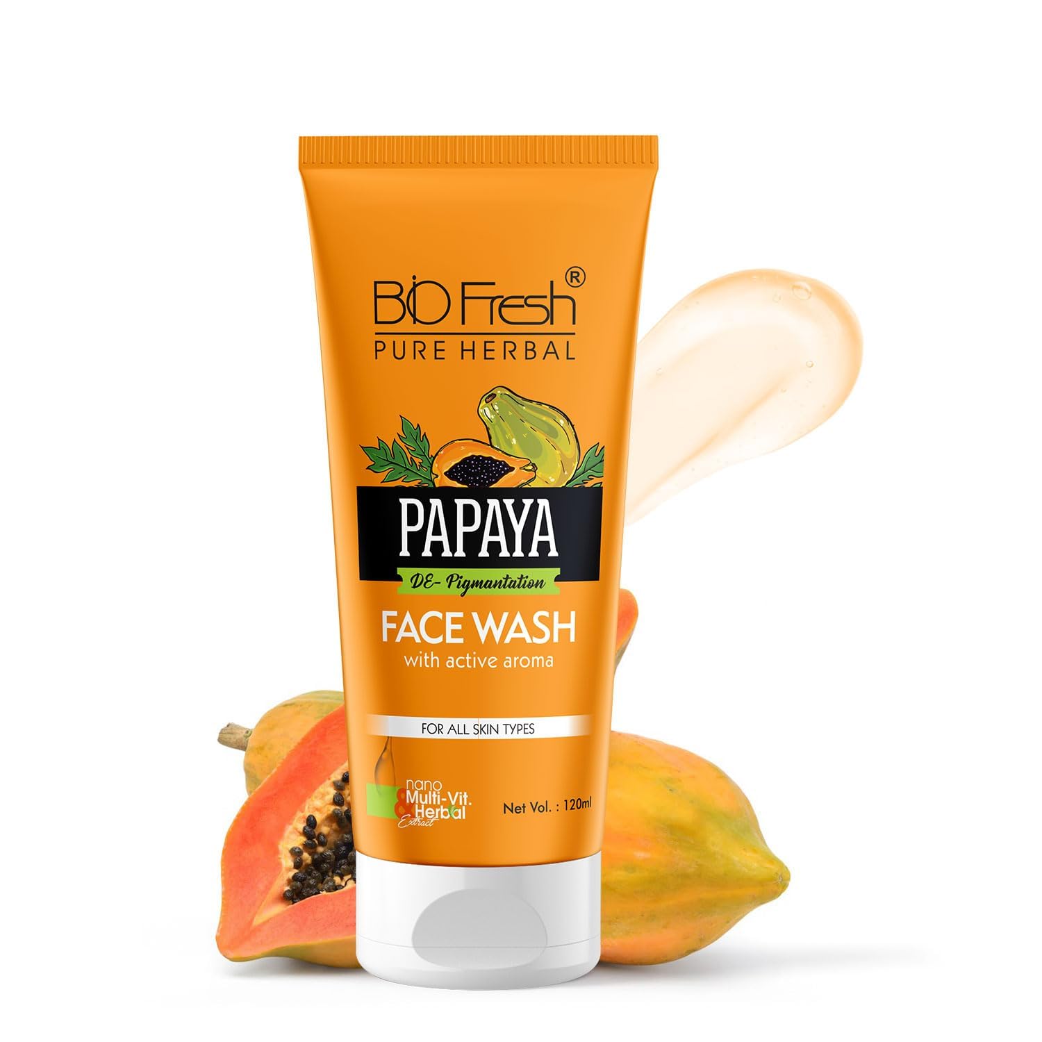 BIOFRESH Hydrating Papaya Face Wash 120ml