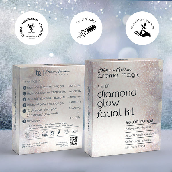 Diamond Glow Facial Kit – Brighten & Detox Skin - Image 5