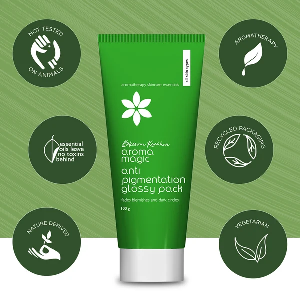 Anti-Pigmentation Glossy Pack For Blemishes & Dark Circles 100gm - Image 2