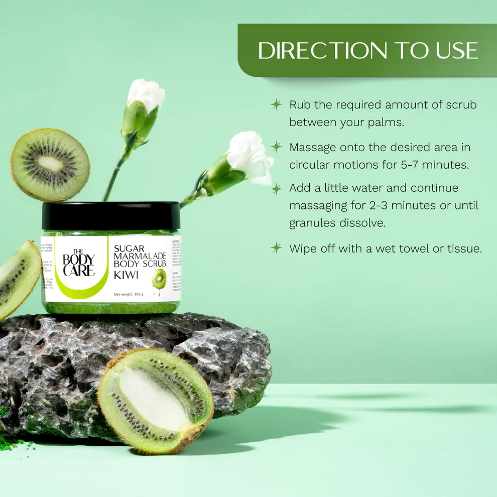 Sugar Marmalade Body Scrub Kiwi 300G - Image 5