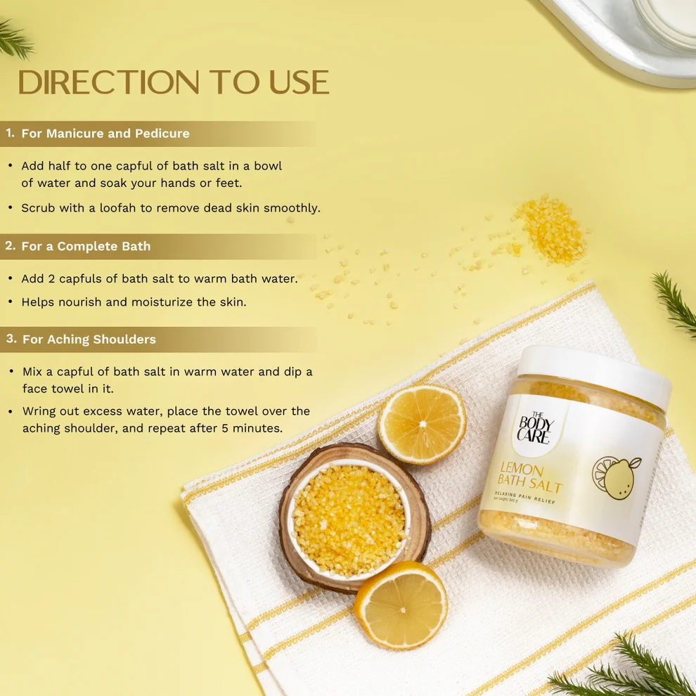 Lemon Bath Salt 500G - Image 5