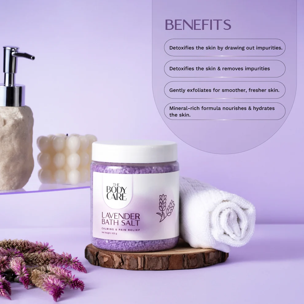 Lavender Bath Salt 500G - Image 4