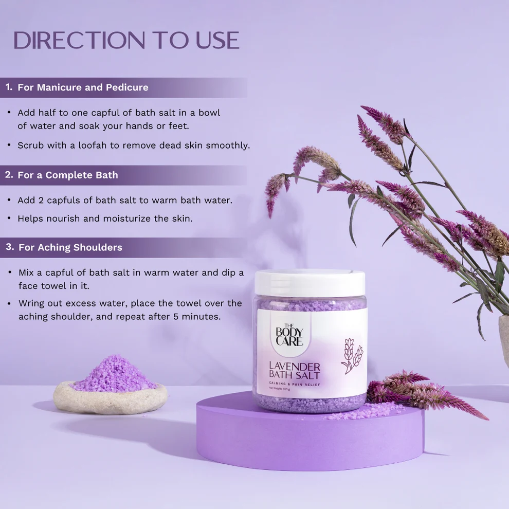 Lavender Bath Salt 500G - Image 5