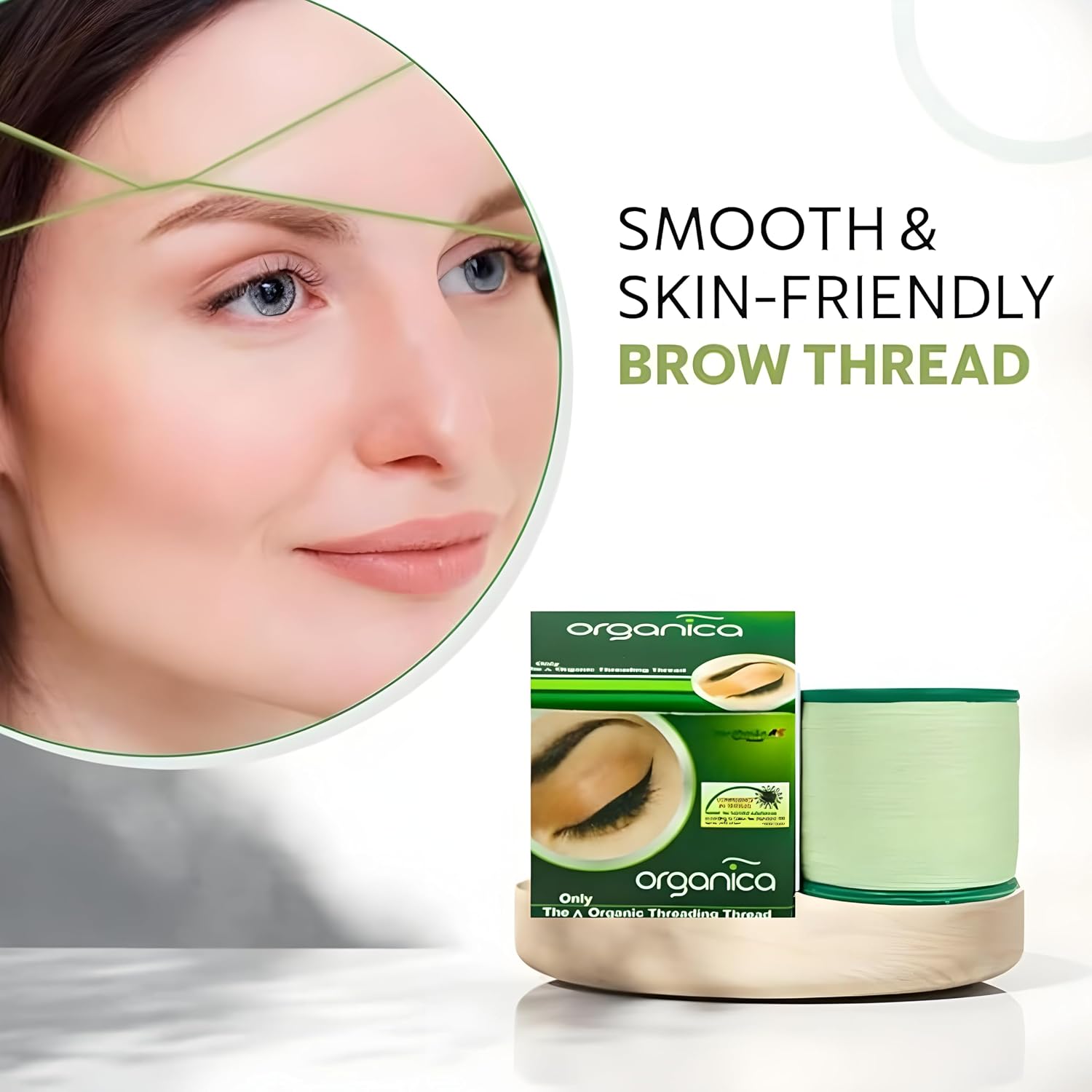 Organica Eyebrow Thread Organic Cotton Eyebrow Threading Thread Box of 8 Spool - Image 5