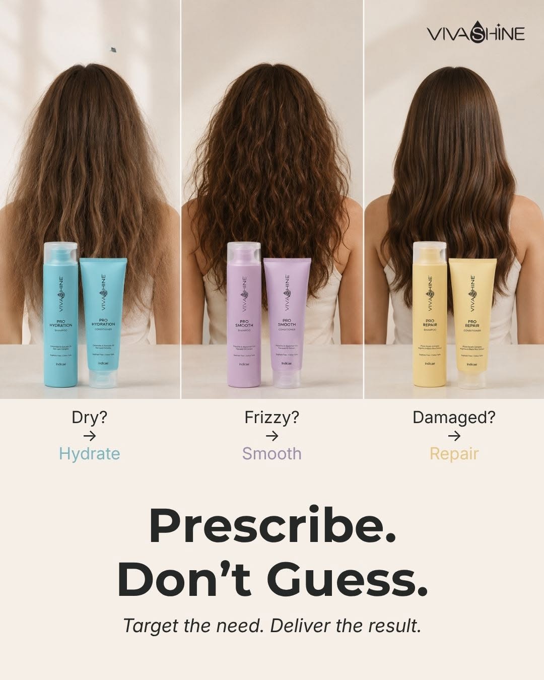 Viva Shine Pro Repair Shampoo 300ml & Conditioner 250ml Combo - Image 5