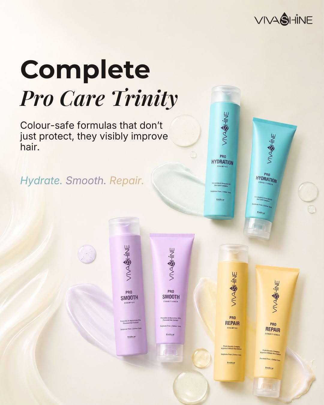 Viva Shine Pro Repair Shampoo 300ml & Conditioner 250ml Combo - Image 9