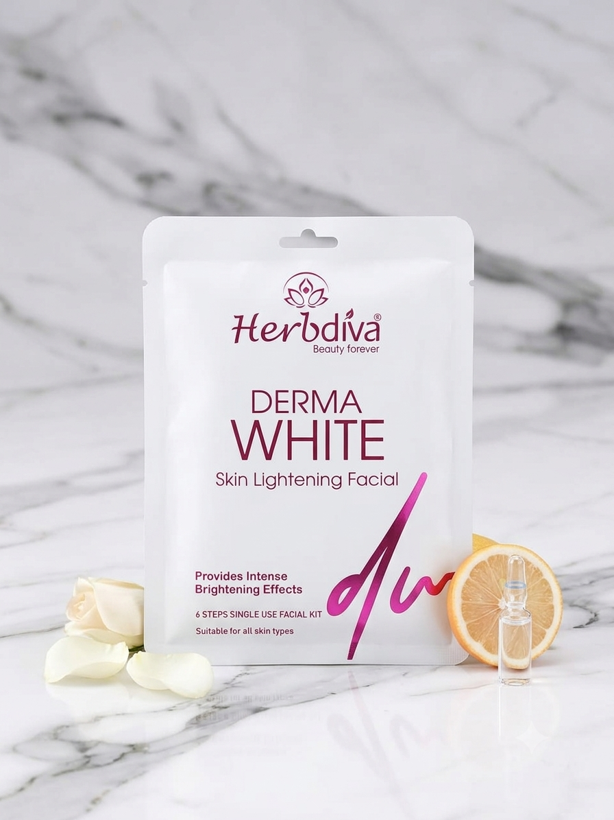 Herbdiva Derma White Skin Lightening Facial Kit 55GM