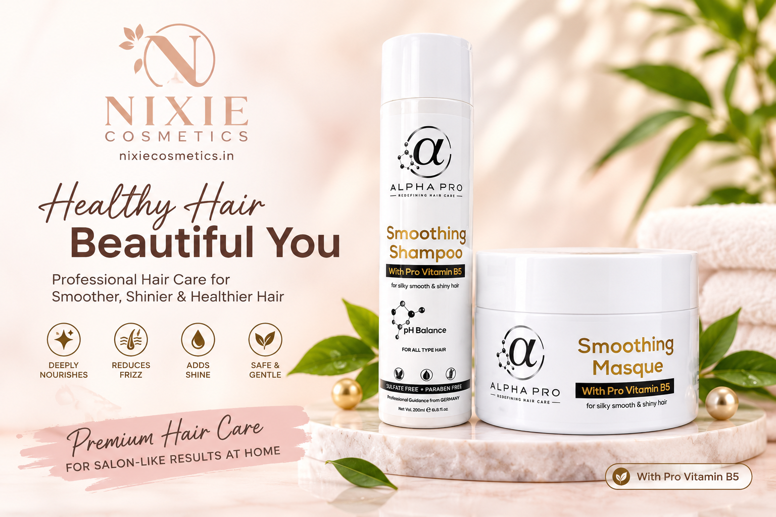 Alpha Pro Smoothing Shampoo 300ml and Smoothing Masque 250ml Combo - Image 5