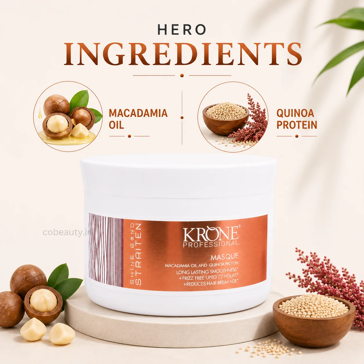 Krone Professional Shine Bond Straiten Masque 200ml - Image 3
