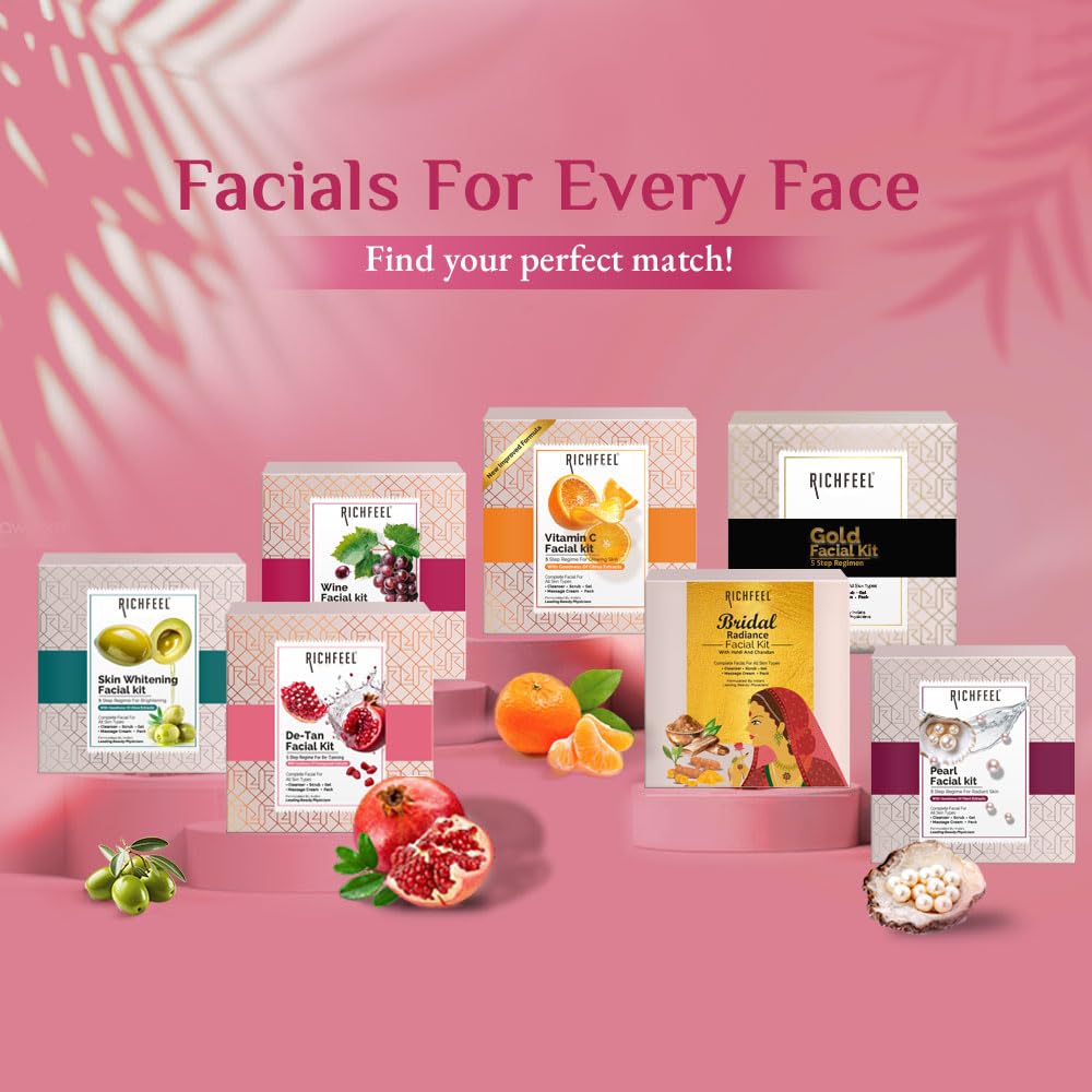 Richfeel Wine Facial Kit 5*6g - Image 3