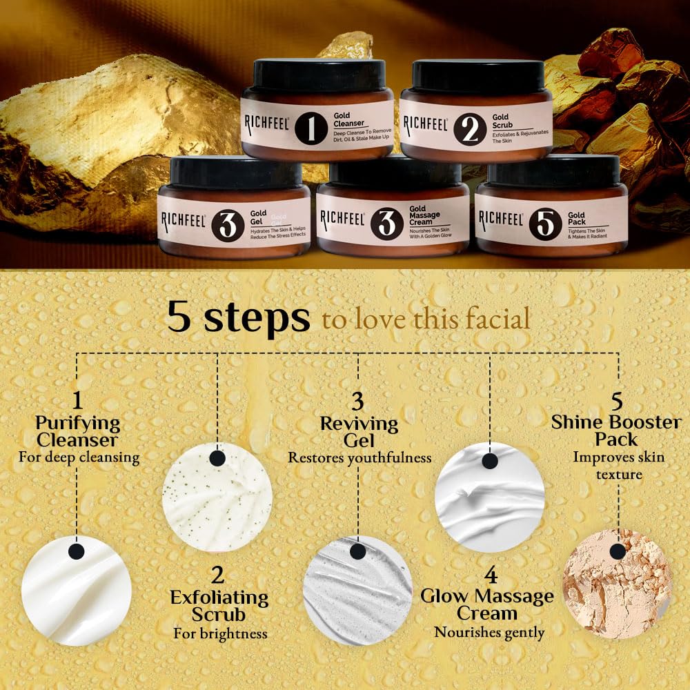 Richfeel Gold Kit 5*50g - Image 5