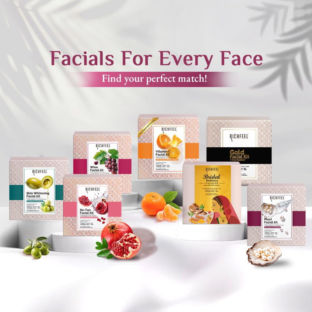 Richfeel Pearl Facial Kit 5*50g - Image 3